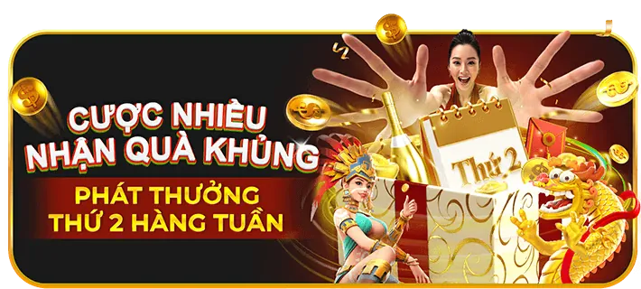 Thưởng nạp lại hàng ngày/tuần Betcom888
