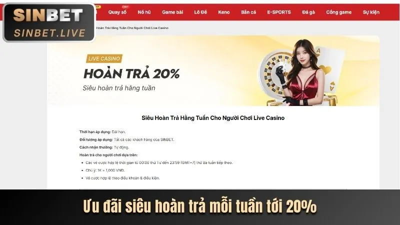 Thưởng nạp lại hàng ngày Betcom888